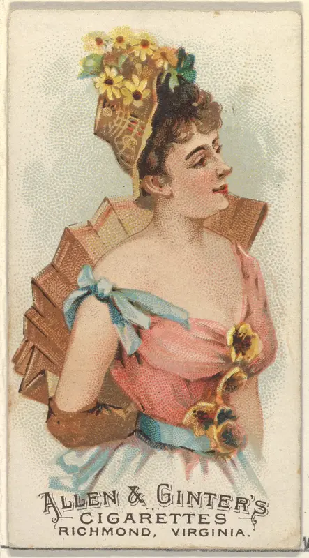 Plate 31, from the Fans of the Period series (N7) for Allen & Ginter Cigarettes Brands Wall Art by Allen & Ginter - High-Resolution Digital Print