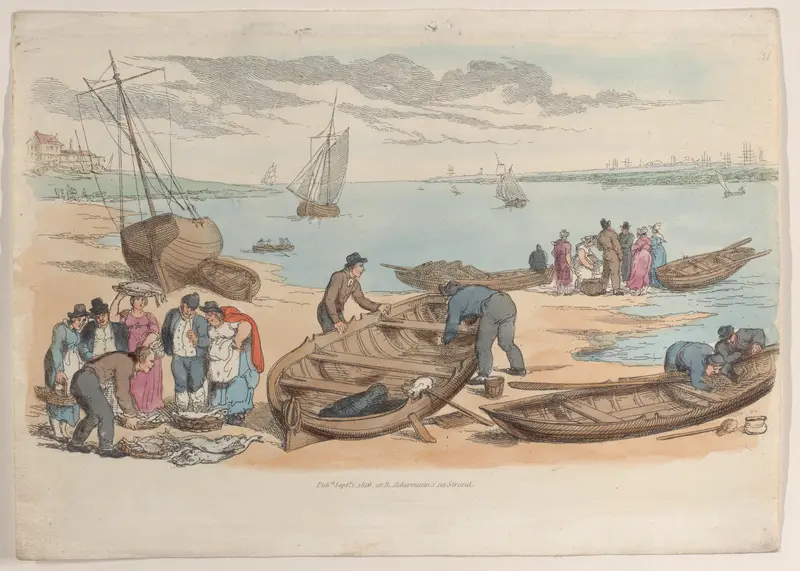 Plate 31, from "World in Miniature" Wall Art by Thomas Rowlandson - High-Resolution Digital Print