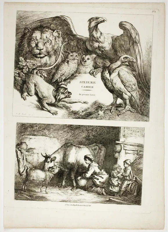 Plate 31 of 38 from Oeuvres de J. B. Huet