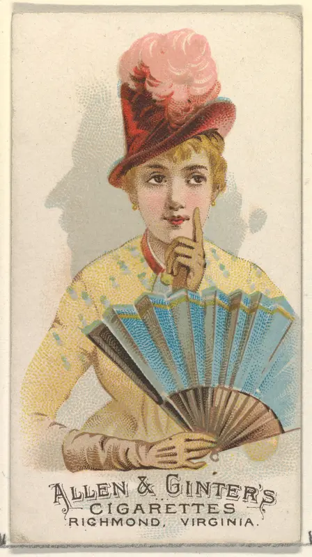 Plate 32, from the Fans of the Period series (N7) for Allen & Ginter Cigarettes Brands Wall Art by Allen & Ginter - High-Resolution Digital Print