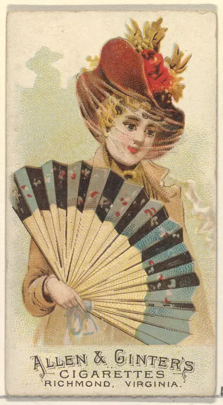 Plate 33, from the Fans of the Period series (N7) for Allen & Ginter Cigarettes Brands Wall Art by Allen & Ginter - High-Resolution Digital Print