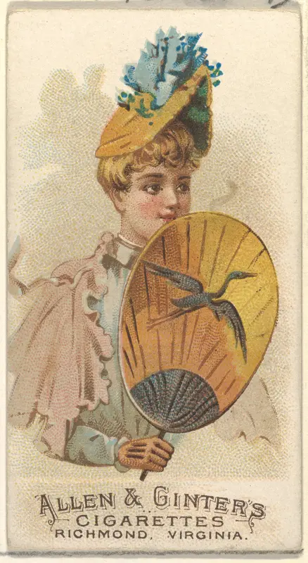 Plate 36, from the Fans of the Period series (N7) for Allen & Ginter Cigarettes Brands Wall Art by Allen & Ginter - High-Resolution Digital Print