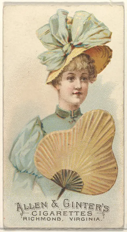 Plate 39, from the Fans of the Period series (N7) for Allen & Ginter Cigarettes Brands Wall Art by Allen & Ginter - High-Resolution Digital Print