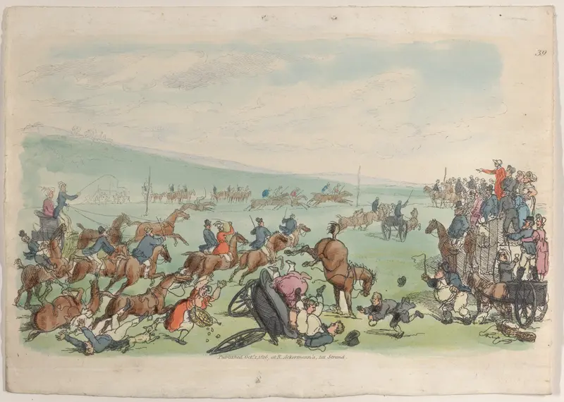 Plate 39, from "World in Miniature" Wall Art by Thomas Rowlandson - High-Resolution Digital Print