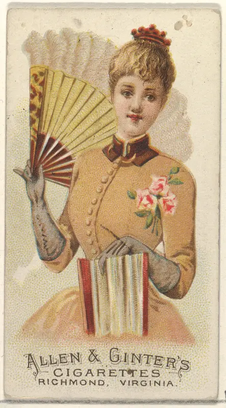 Plate 41, from the Fans of the Period series (N7) for Allen & Ginter Cigarettes Brands Wall Art by Allen & Ginter - High-Resolution Digital Print