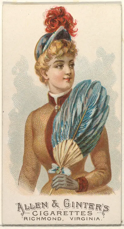Plate 47, from the Fans of the Period series (N7) for Allen & Ginter Cigarettes Brands Wall Art by Allen & Ginter - High-Resolution Digital Print