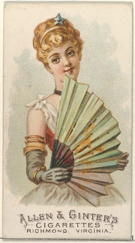 Plate 49, from the Fans of the Period series (N7) for Allen & Ginter Cigarettes Brands Wall Art by Allen & Ginter - High-Resolution Digital Print