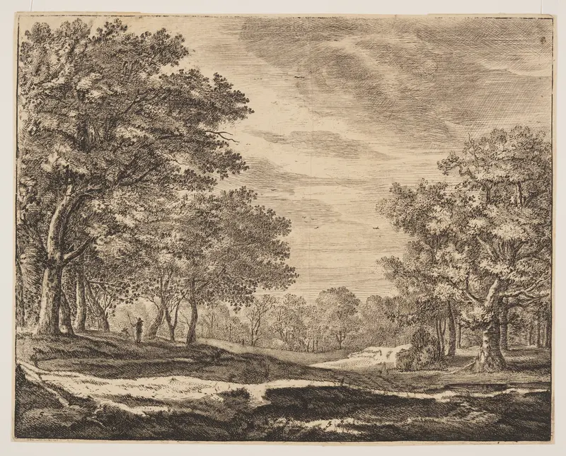 Plate 5, from Six Views in the Wood of The Hague Wall Art by Roelant Roghman - High-Resolution Digital Print