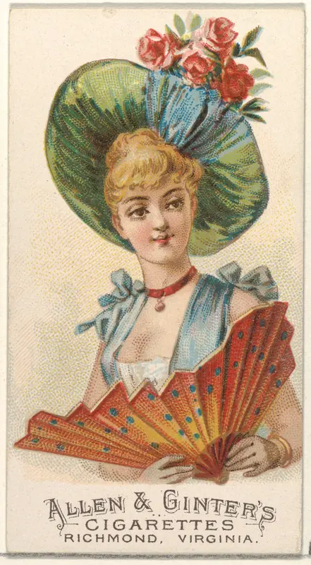 Plate 50, from the Fans of the Period series (N7) for Allen & Ginter Cigarettes Brands Wall Art by Allen & Ginter - High-Resolution Digital Print