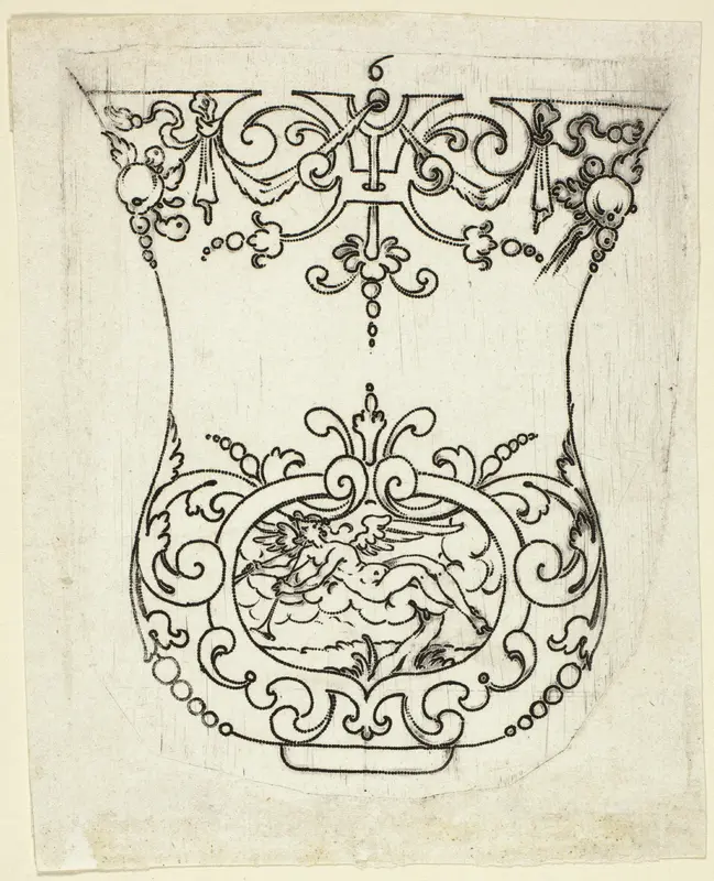 Plate 6, from XX Stuck zum (ornamental designs for goblets and beakers) Wall Art by Master A.P. - High-Resolution Digital Print