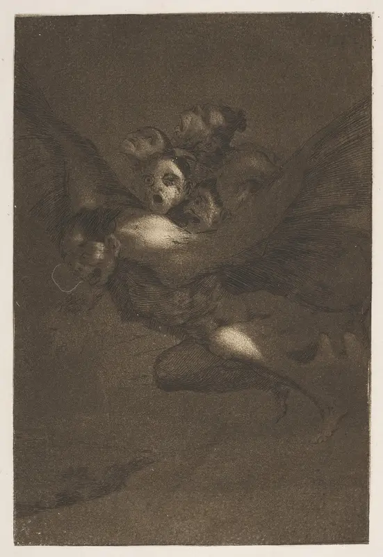 Plate 64 from "Los Caprichos": Bon Voyage (Buen Viage)