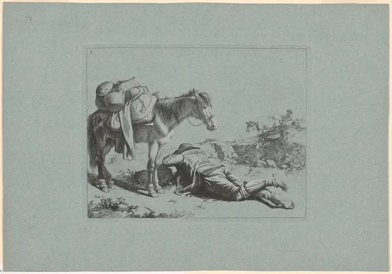 Plate 8, from The Set of 12 Pastorals Scenes