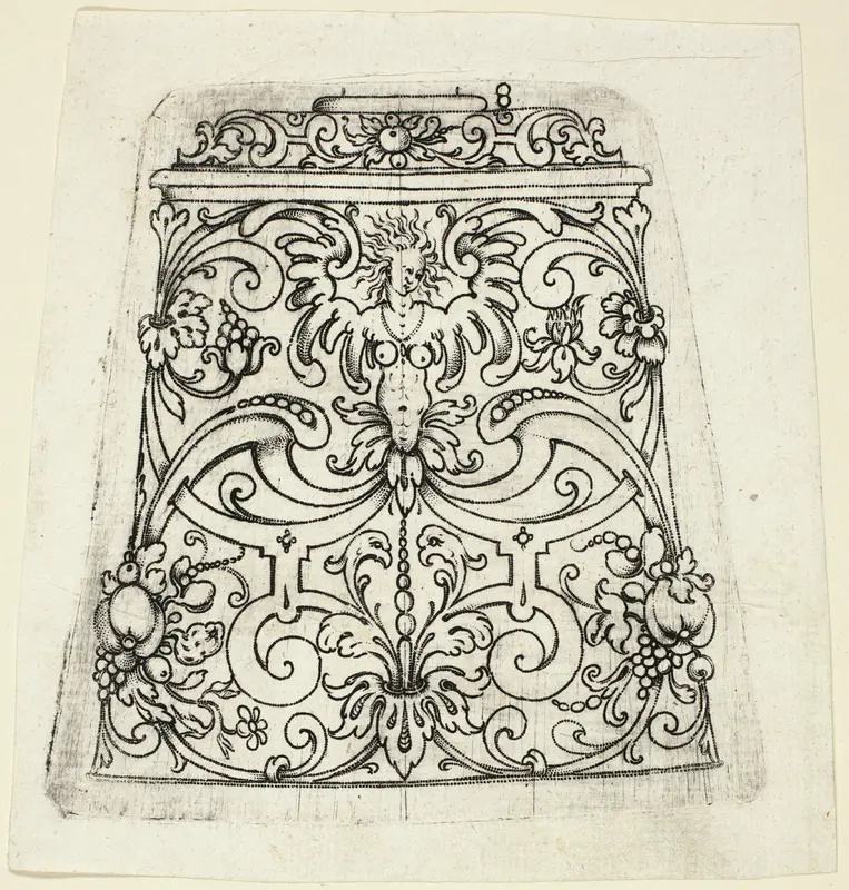 Plate 8, from twenty ornamental designs for goblets and beakers Wall Art by Master A.P. - High-Resolution Digital Print