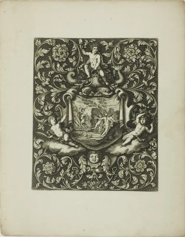 Plate Eleven, from A New Book of Ornaments Wall Art by Simon Gribelin, II - High-Resolution Digital Print