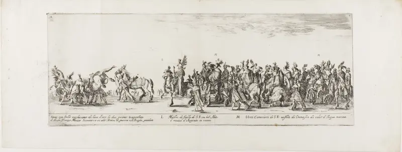 Plate Four, from Entrance of the Ambassador of Poland into Rome