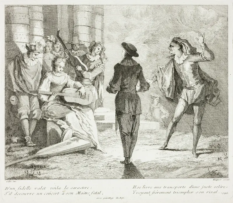 Plate from Livre de Scenes Comiques