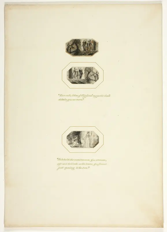 Plate from Telemachus Wall Art by Thomas Stothard - High-Resolution Digital Print