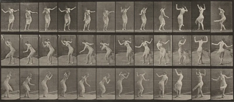 Plate Number 191. Dancing (fancy) Wall Art by Eadweard Muybridge - High-Resolution Digital Print