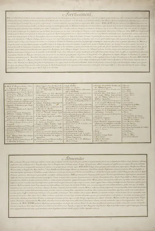 Plate Seven from La Siège de la Rochelle