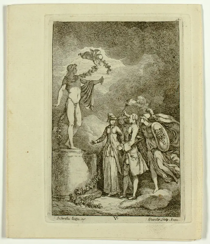 Plates 5-7, from Nella Venuta Wall Art by Franz Edmund Weirotter - High-Resolution Digital Print