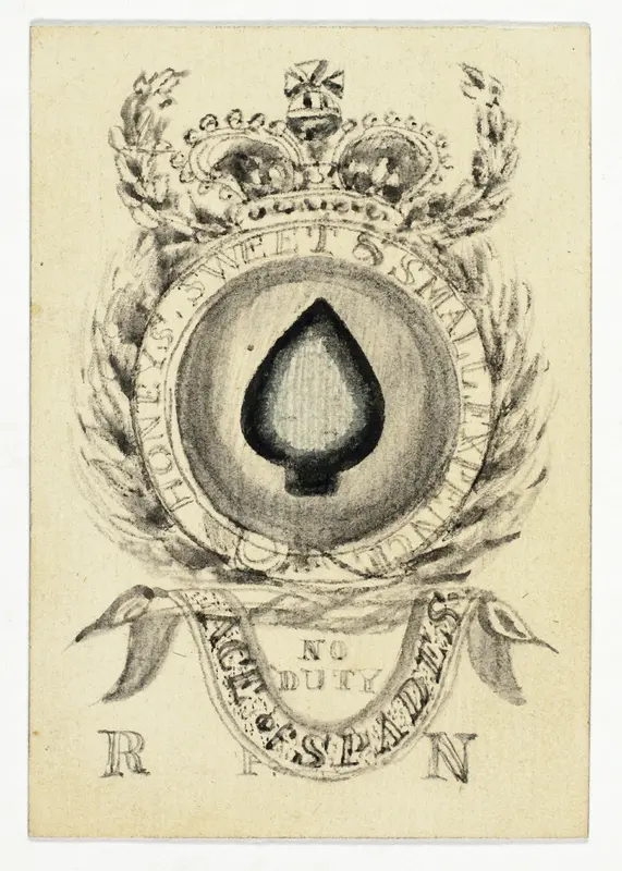 Playing Card: Ace of Spades Wall Art by Unknown artist - High-Resolution Digital Print