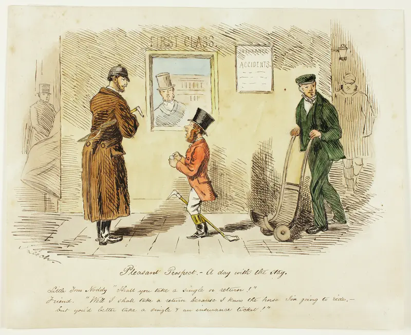Pleasant Prospect: A Day with the Stag Wall Art by John Leech - High-Resolution Digital Print
