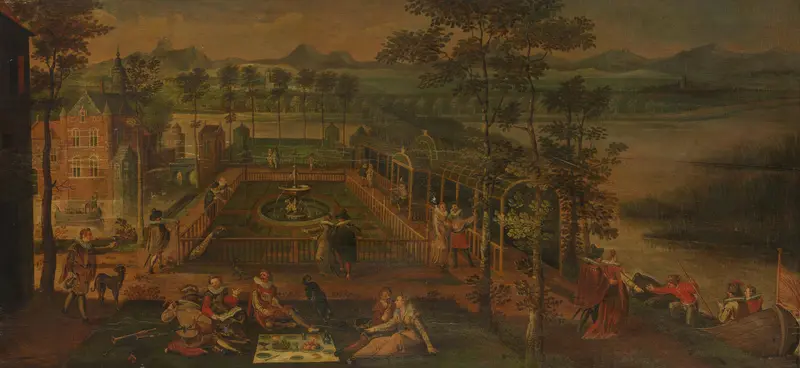 Pleasure Garden Wall Art by anonymous - High-Resolution Digital Print