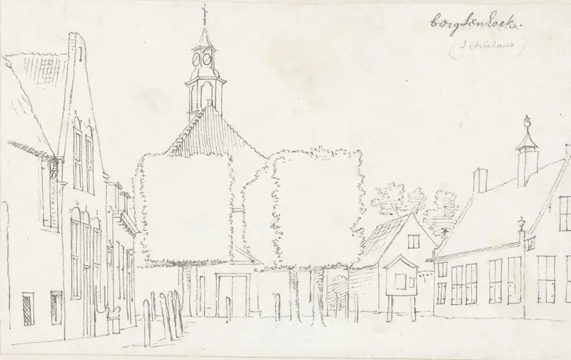 Plein in Bergschenhoek Wall Art by Cornelis Pronk - High-Resolution Digital Print