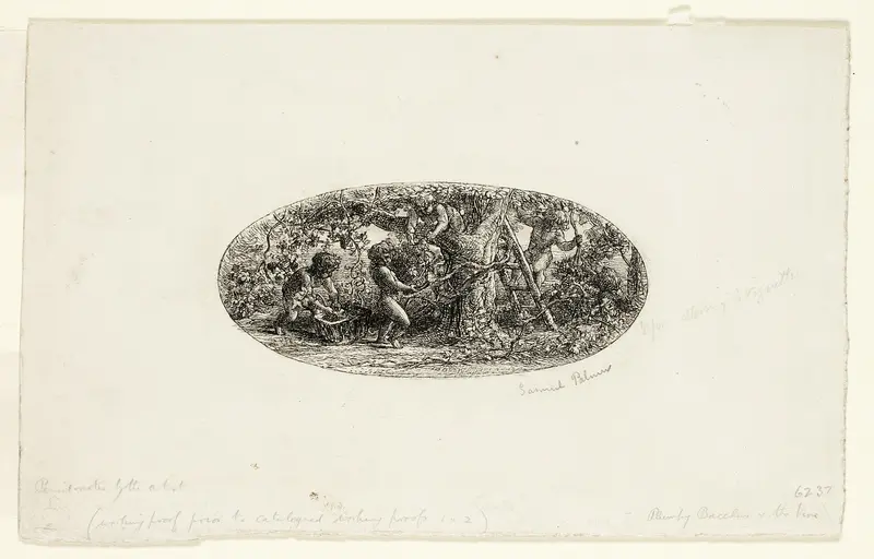 Plumpy Bacchus Wall Art by Samuel Palmer - High-Resolution Digital Print