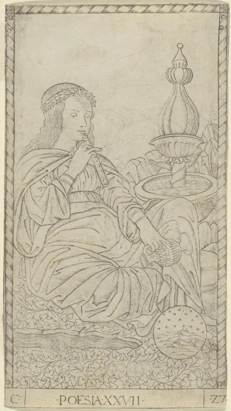 Poetry, plate 27 from Arts and Sciences