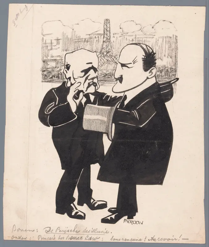 Poincaré en Bonar Law Wall Art by Unknown - High-Resolution Digital Print