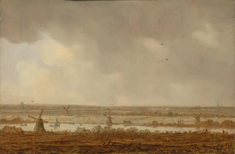 Polder Landscape Wall Art by Unknown - High-Resolution Digital Print