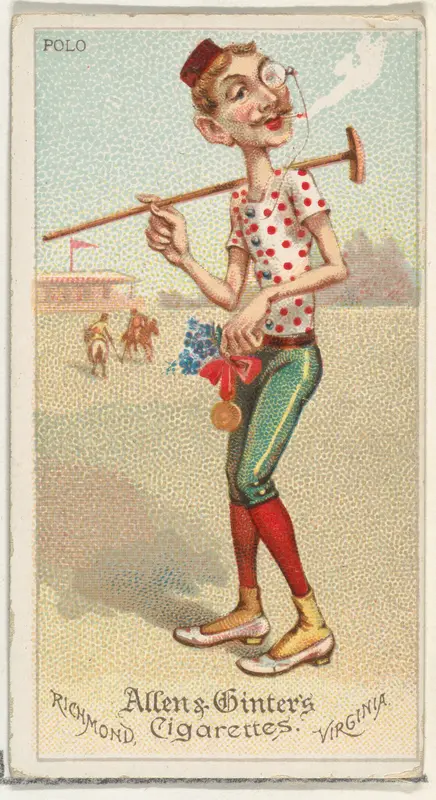 Polo, from World's Dudes series (N31) for Allen & Ginter Cigarettes Wall Art by Allen & Ginter - High-Resolution Digital Print