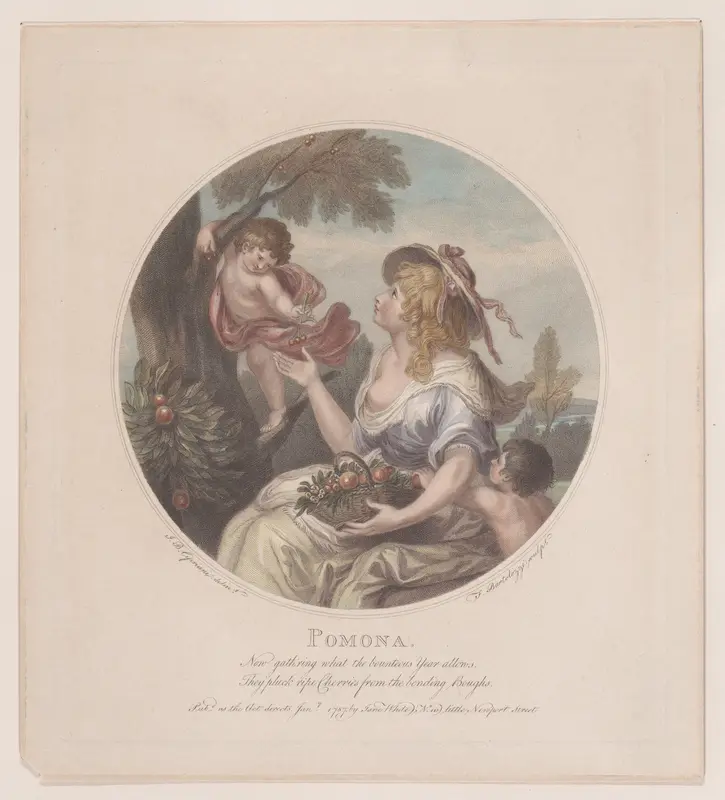 Pomona Wall Art by Francesco Bartolozzi - High-Resolution Digital Print