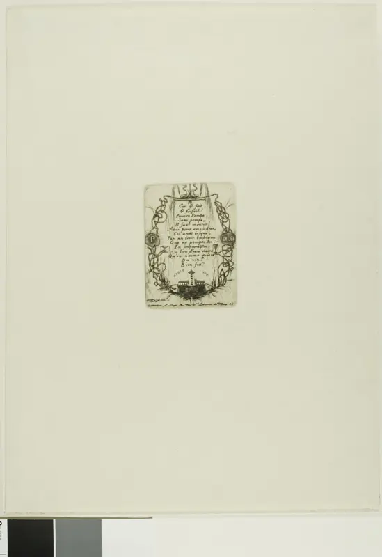 Pompe Notre-Dame, Paris (small plate)
