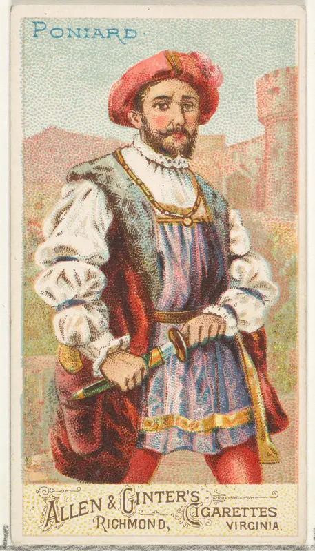 Poniard, from the Arms of All Nations series (N3) for Allen & Ginter Cigarettes Brands Wall Art by Allen & Ginter - High-Resolution Digital Print