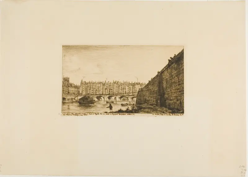 Pont-au-Change, Paris, about 1784