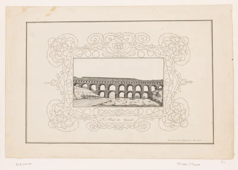 Pont du Gard bij Nîmes Wall Art by anonymous - High-Resolution Digital Print