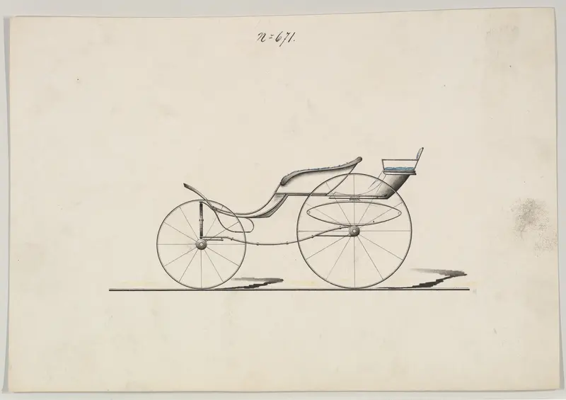Pony Phaeton with Rumble #671 Wall Art by Brewster & Co. - High-Resolution Digital Print