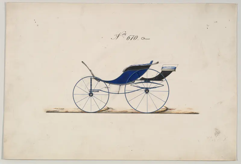 Pony Phaetonn #670a Wall Art by Brewster & Co. - High-Resolution Digital Print