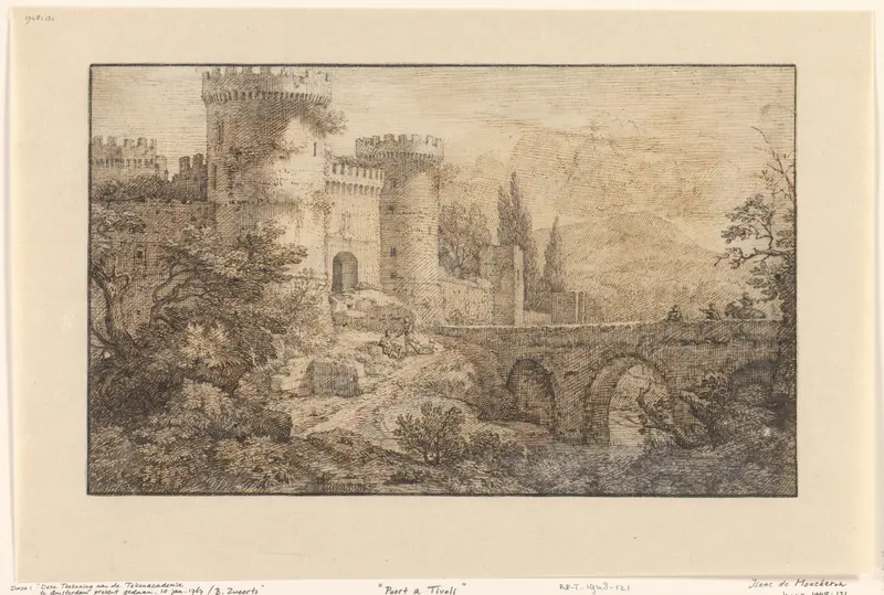 Poort te Tivoli Wall Art by Isaac de Moucheron - High-Resolution Digital Print