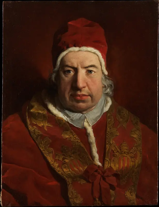Pope Benedict XIV (Prospero Lambertini, 1675–1758) Wall Art by Pierre Hubert Subleyras - High-Resolution Digital Print