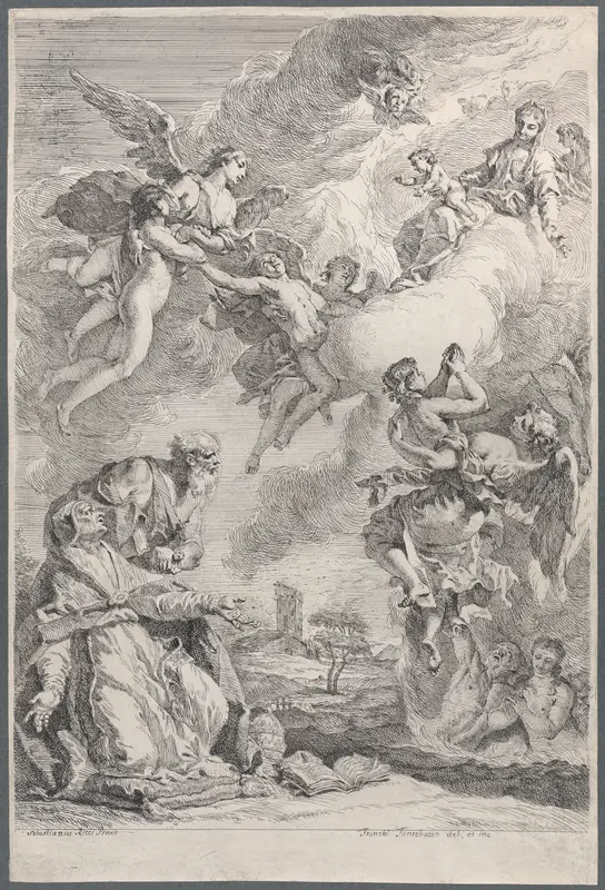 Pope Saint Gregory I Frees the Souls from Purgatory with His Prayers