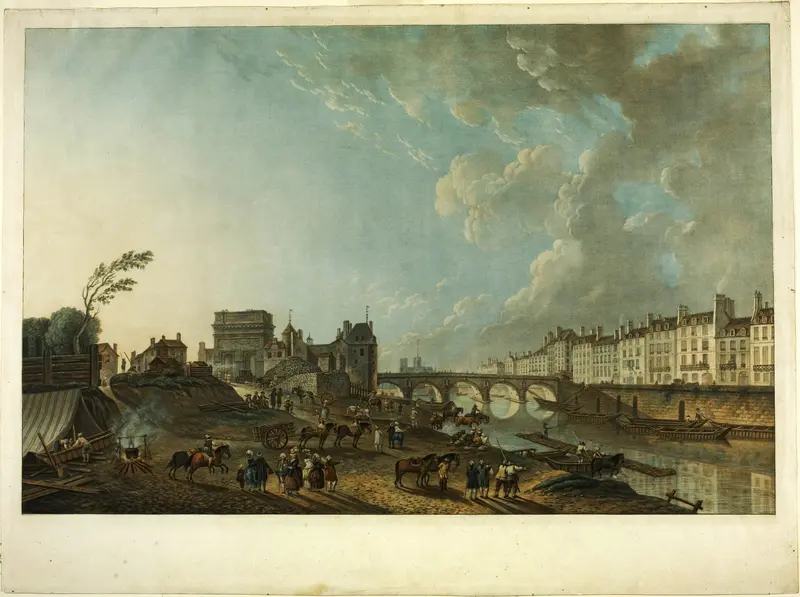 Port St. Bernard Wall Art by Charles Melchior Descourtis - High-Resolution Digital Print