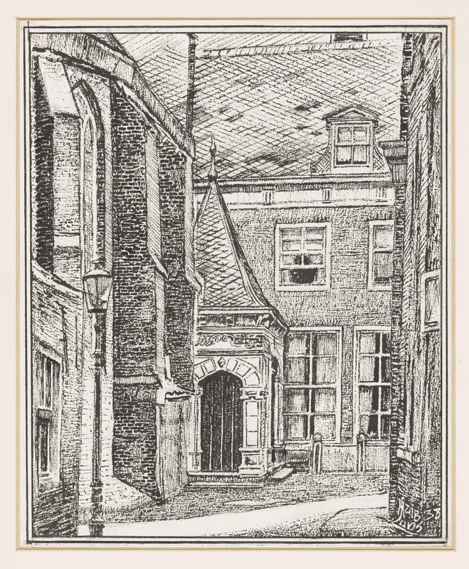 Portaal van de Sint-Gommaruskerk te Enkhuizen Wall Art by Unknown - High-Resolution Digital Print