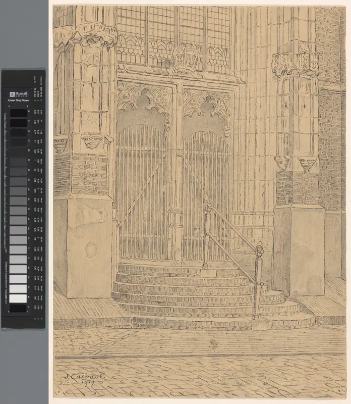 Portaal van een kerk Wall Art by Unknown - High-Resolution Digital Print