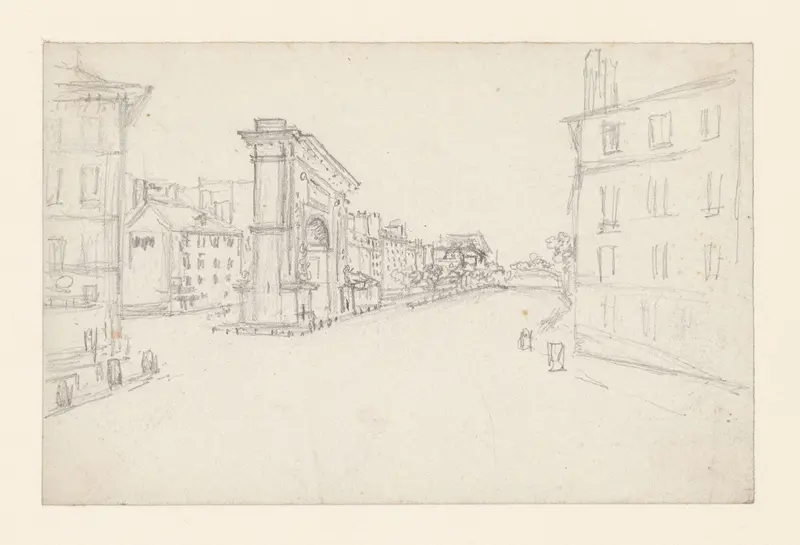Porte S. Denis Wall Art by Georges Michel - High-Resolution Digital Print