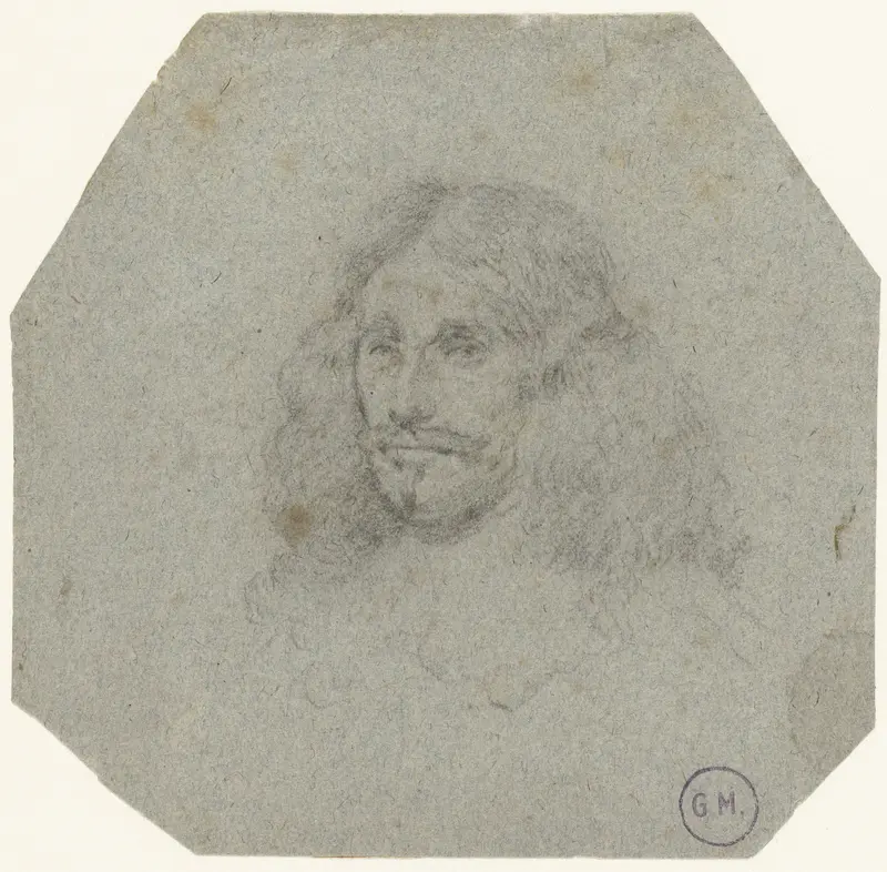 Portetbuste van een (Spaanse?) heer, naar links Wall Art by Gerard ter Borch (II) - High-Resolution Digital Print