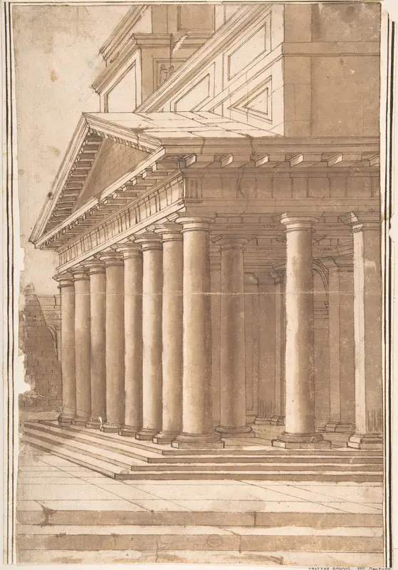 Portico Wall Art by Anonymous, Italian, 16th century - High-Resolution Digital Print