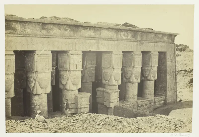 Portico of the Temple of Dendera